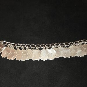 Leonore Doskow Handmade Sterling Charm Bracelet - Incredible Vintage!